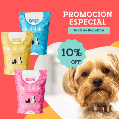 pack bocaditos naturales mascotas quindus