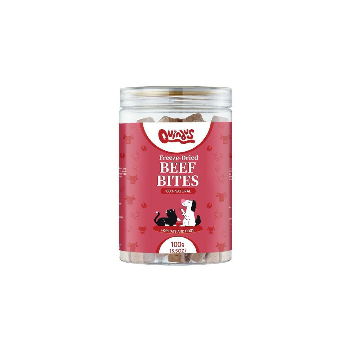 snack liofilizado de ternera quindus