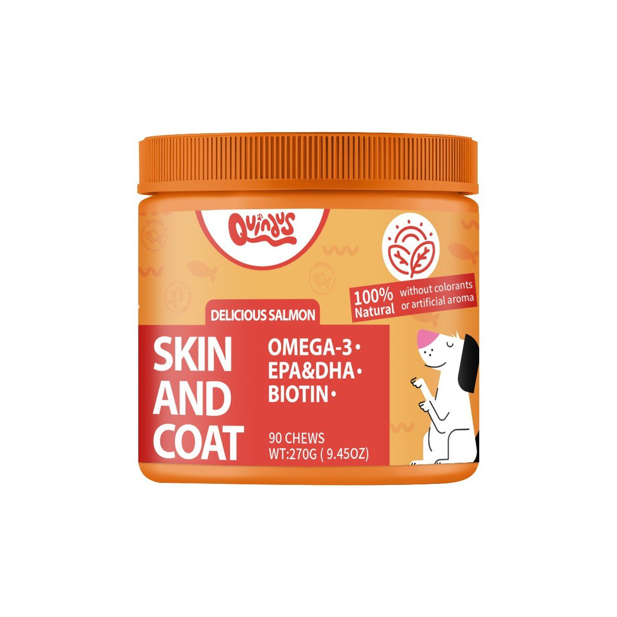 suplemento con omega 3 para piel de perros quindus